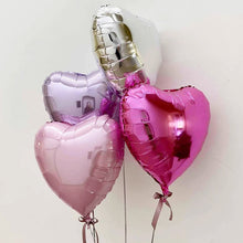 Load image into Gallery viewer, Helium Filled 18" Heart Balloons