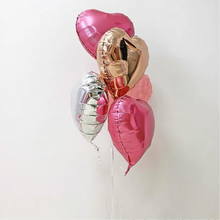 Load image into Gallery viewer, Helium Filled 18" Heart Balloons