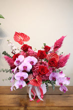 Load image into Gallery viewer, Red Designer's Choice Vase Arrangement