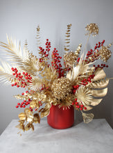 Load image into Gallery viewer, FAUX Holiday Arrangement Premium