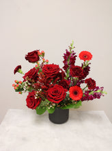 Load image into Gallery viewer, Red Designer's Choice Vase Arrangement