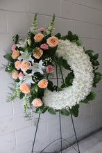 Load image into Gallery viewer, Funeral Wreath with Side Cascade