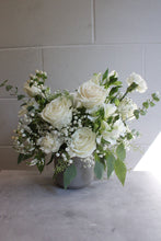 Load image into Gallery viewer, White & Green Designer's Choice Vase Arrangement