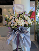 Load image into Gallery viewer, Lavender and White Grand Opening Flower for Sales Centre Richmond