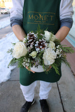 Load image into Gallery viewer, White Rose Pine Cone Winter Greens Vancouver