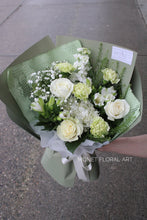 Load image into Gallery viewer, White &amp; Green Designer's Choice Bouquet
