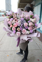 Load image into Gallery viewer, Pink &amp; Purple Designer's Choice Bouquet
