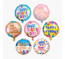 Load image into Gallery viewer, Helium Filled 18&quot; Birthday Balloons
