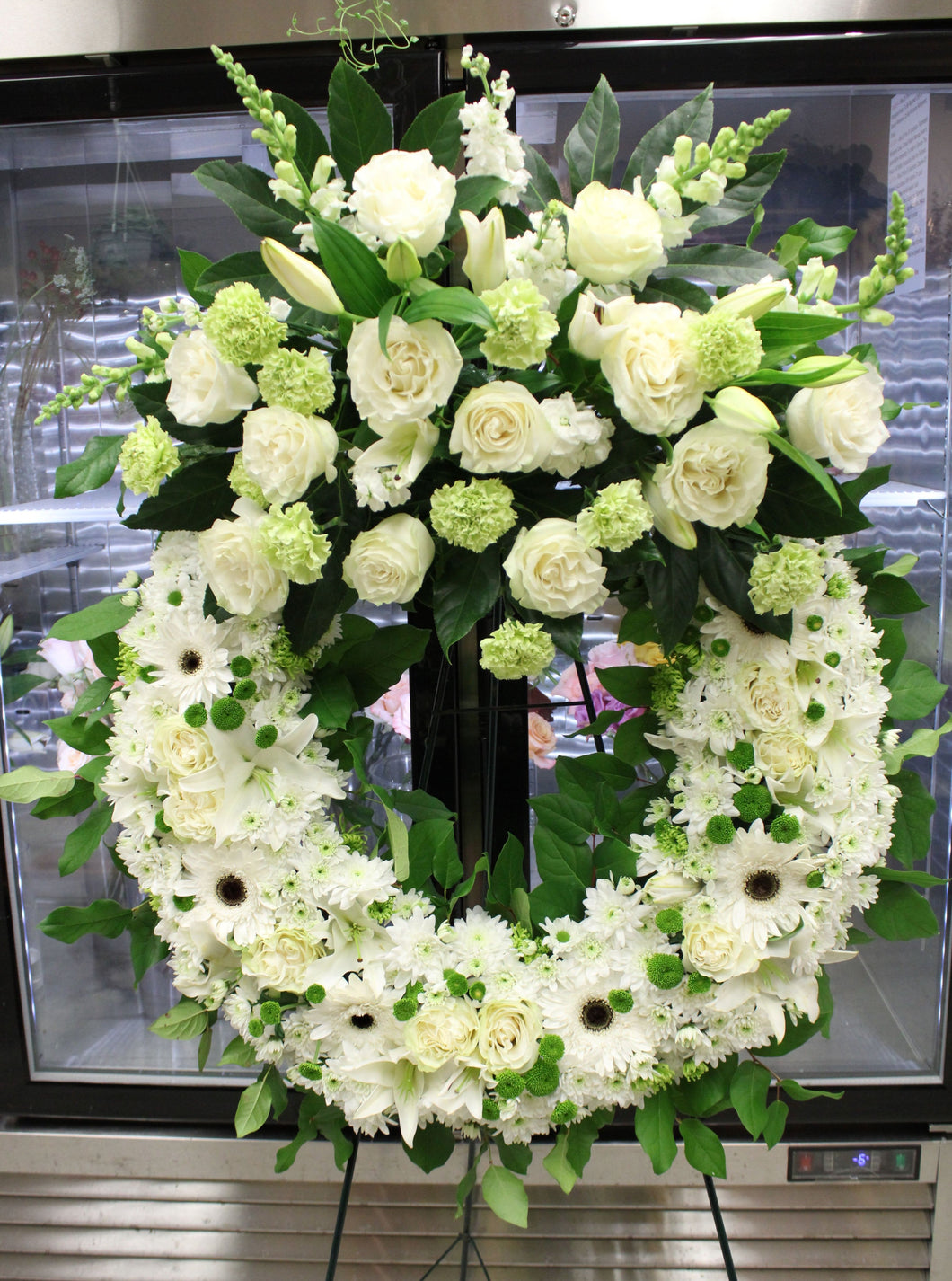 Funeral Wreath with Crown