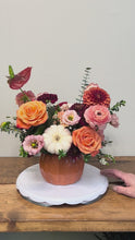 Load and play video in Gallery viewer, Fall Flower Arrangement
