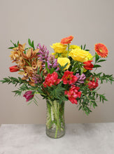 Load image into Gallery viewer, colorful flower arrangement vancouver
