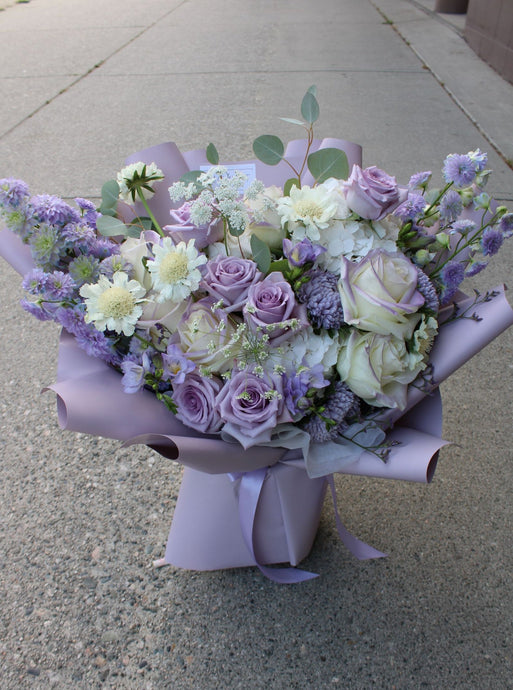 lavender purple flower bouquet